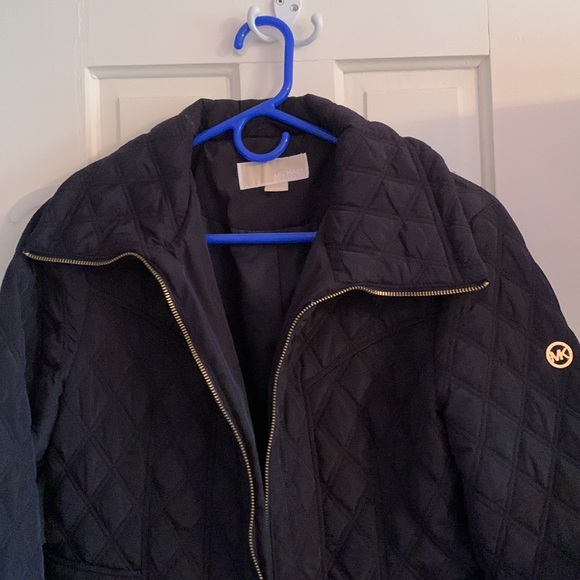 Medium Navy Blue Michael Kors Down Coat - Picture 2 of 6